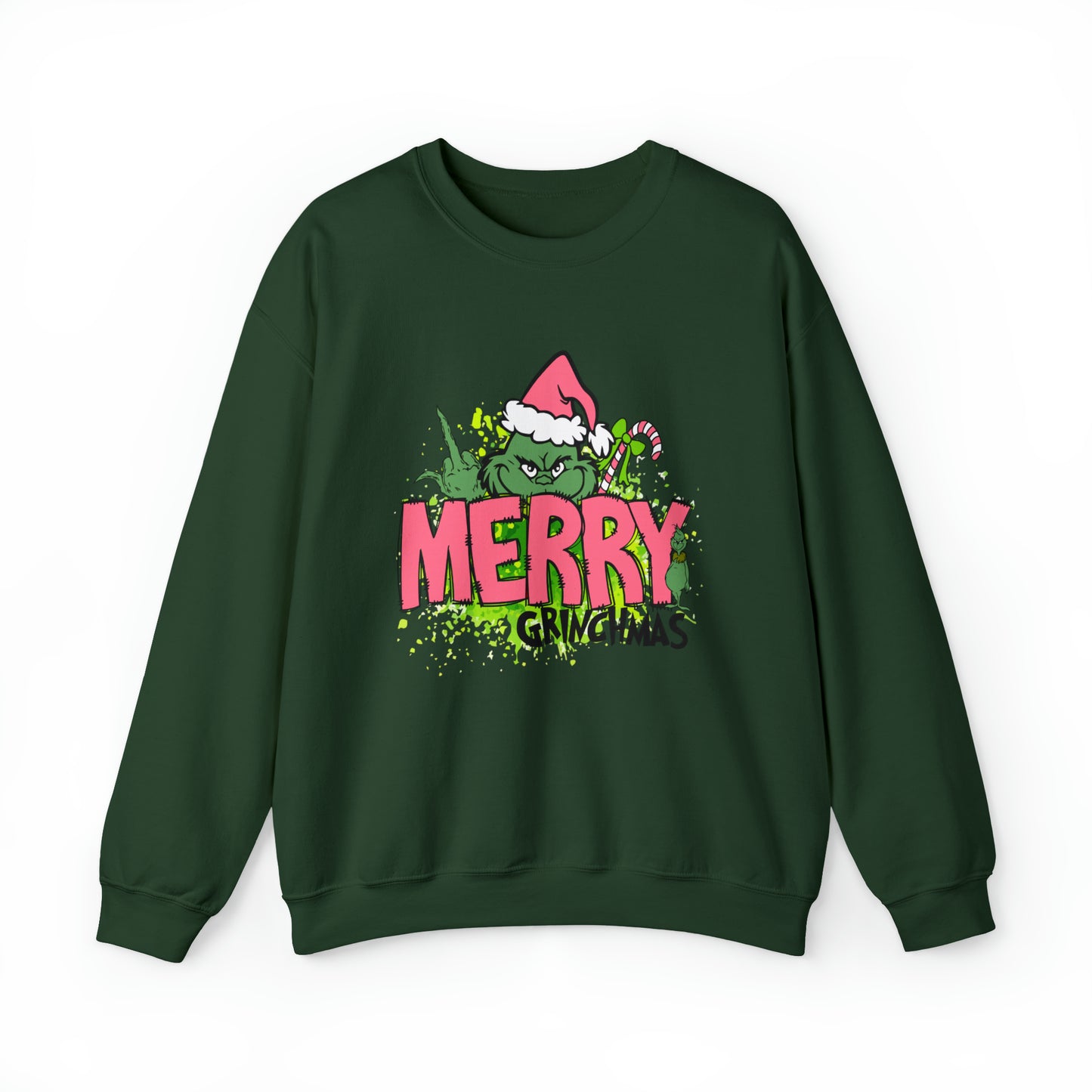 Merry Grinchmas Adult Sweatshirt