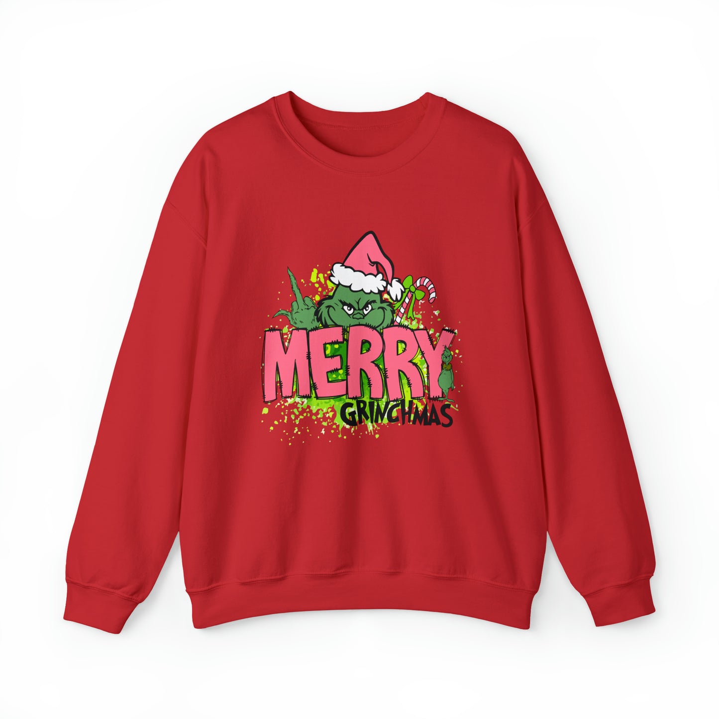 Merry Grinchmas Adult Sweatshirt