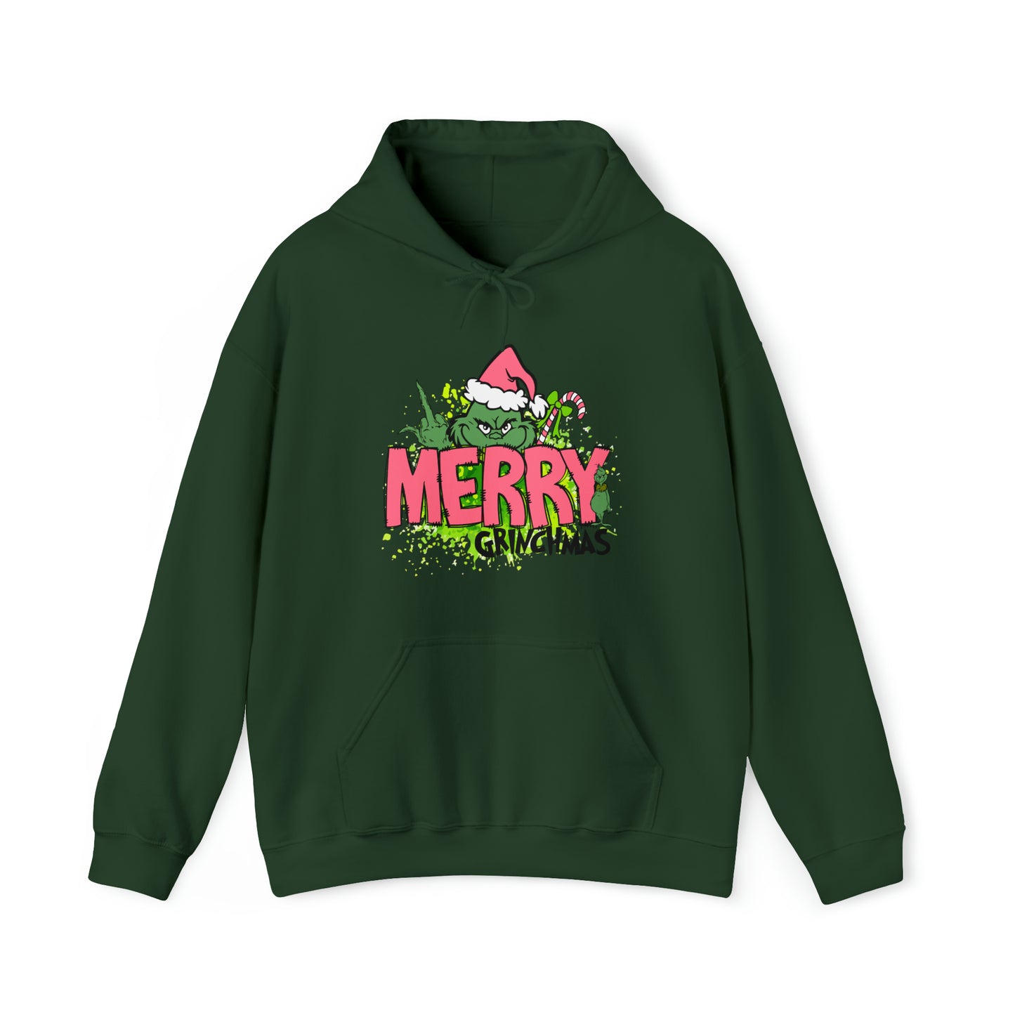 Merry Grinchmas Adult Hoodie