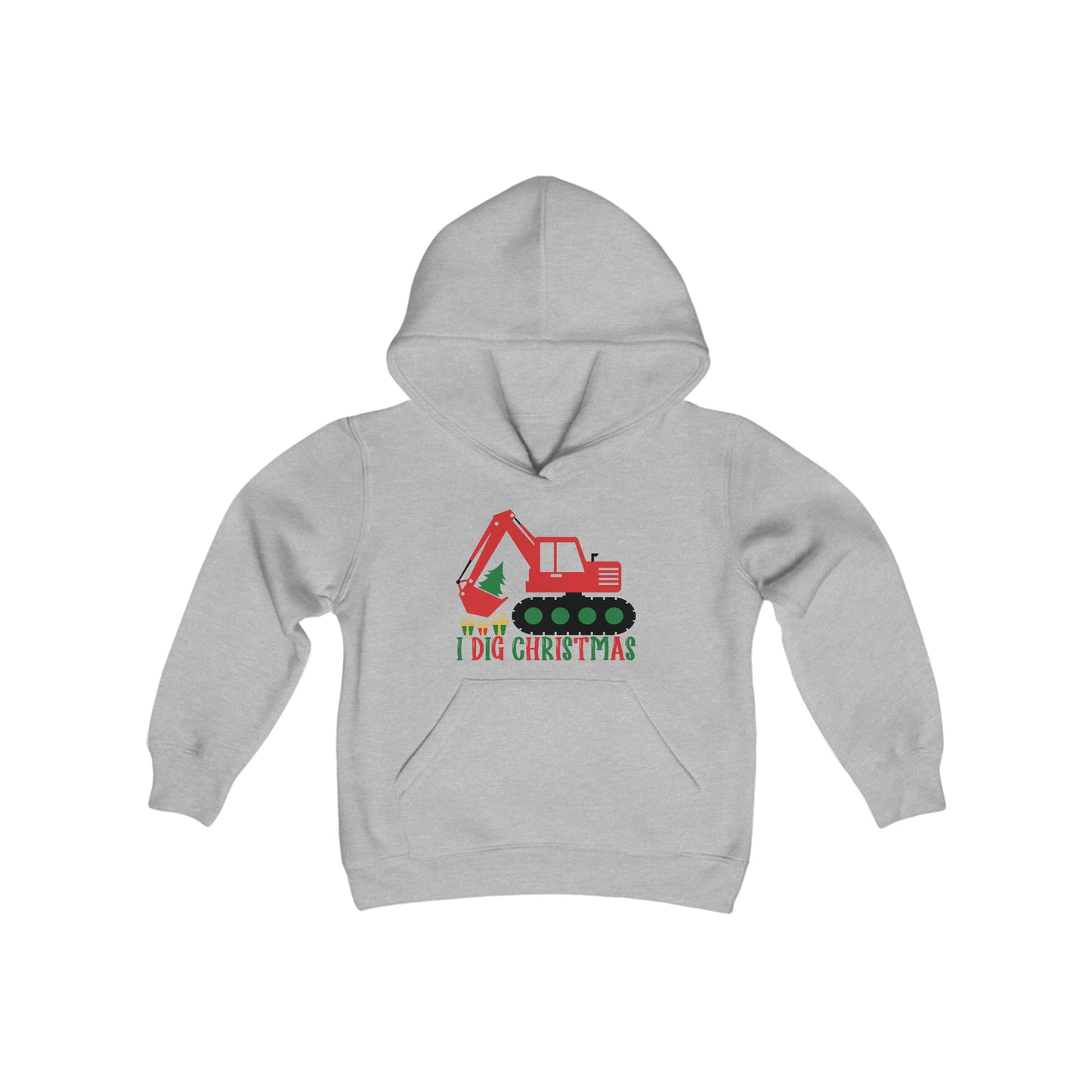 I Dig Christmas Youth Hoodie