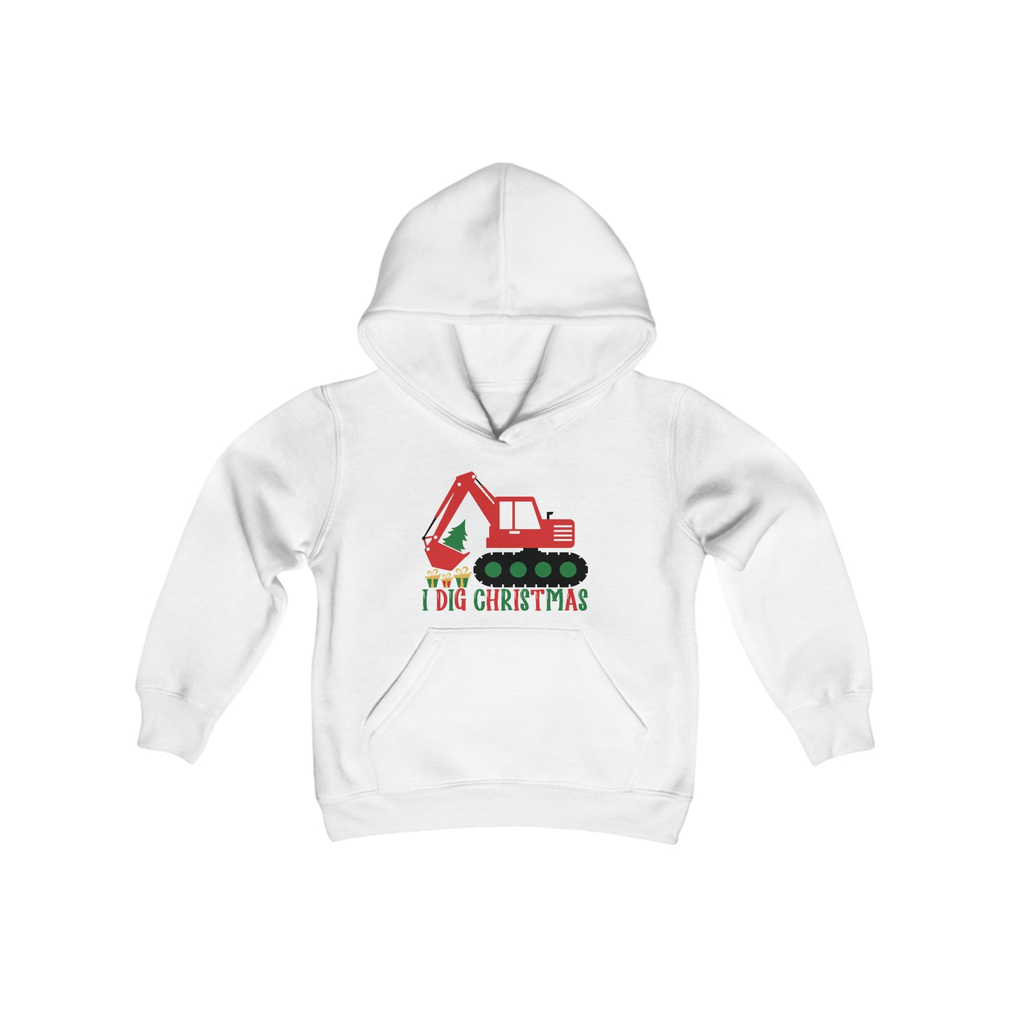 I Dig Christmas Youth Hoodie