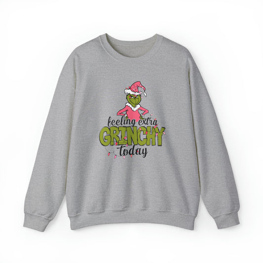 Feeling Extra Grinchy Today Adult Sweatshirt