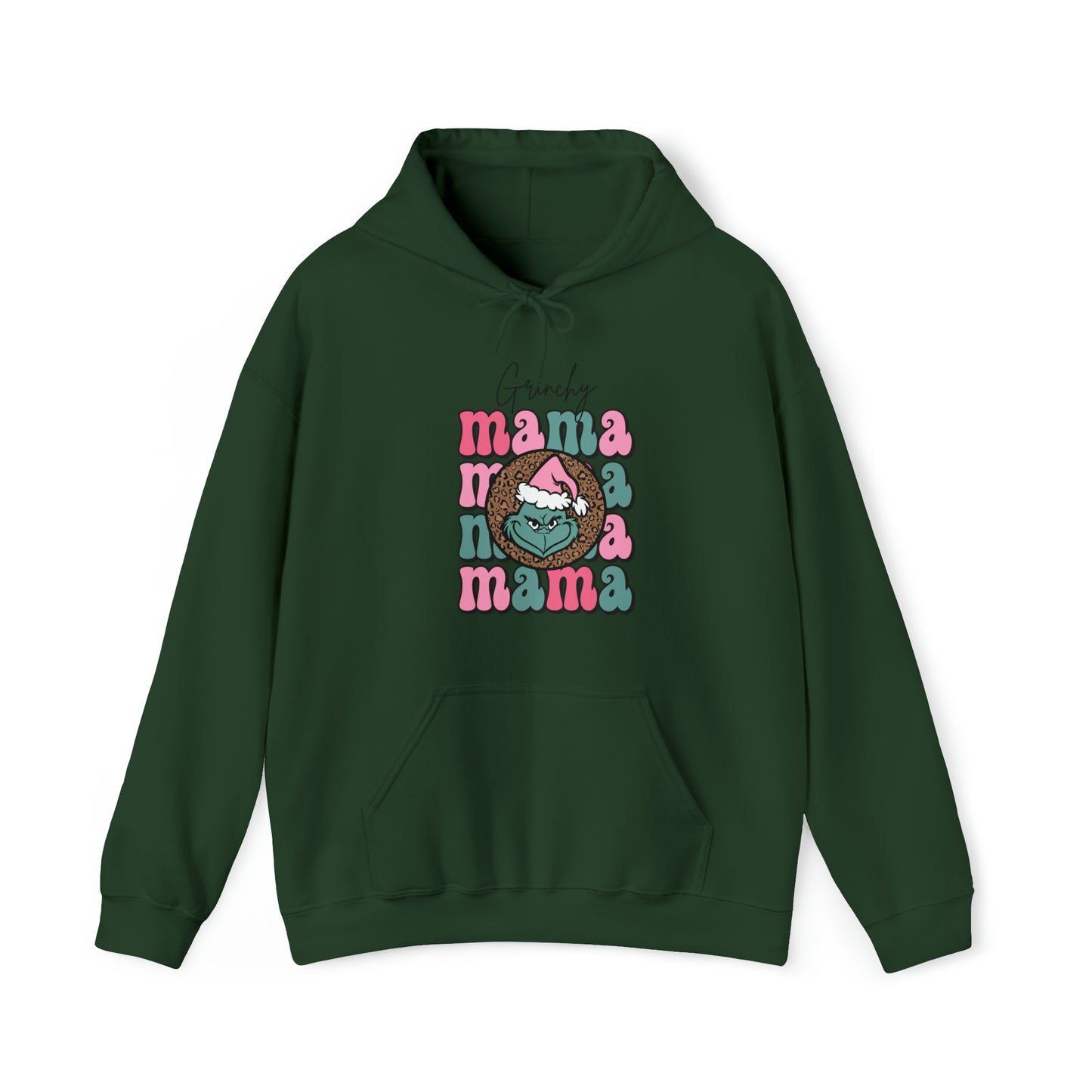 Grinchy Mama Adult Hoodie