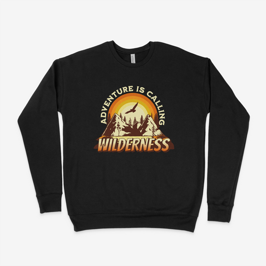 Wilderness, Adventure Is Calling Adult Sweatshirt