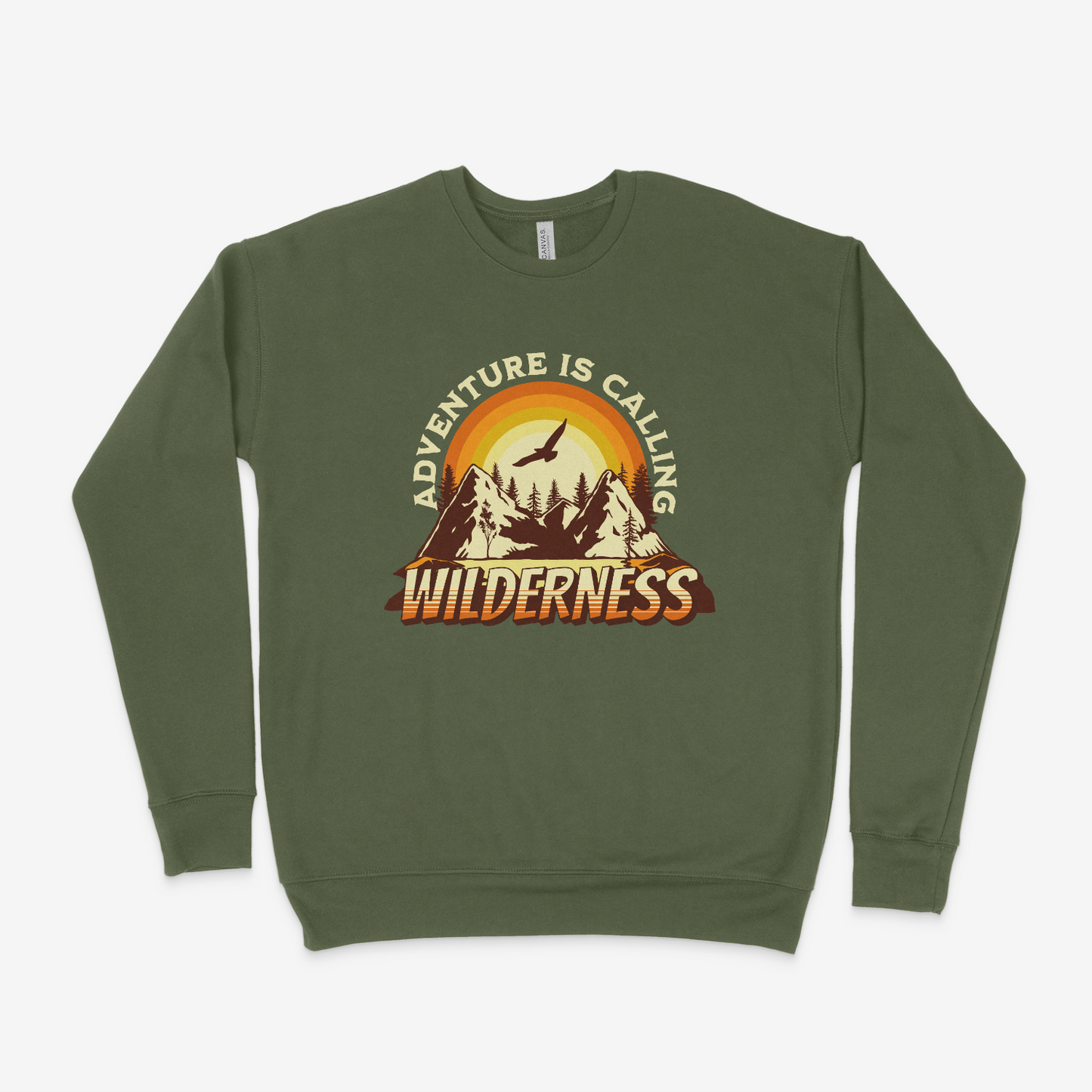 Wilderness, Adventure Is Calling Adult Sweatshirt