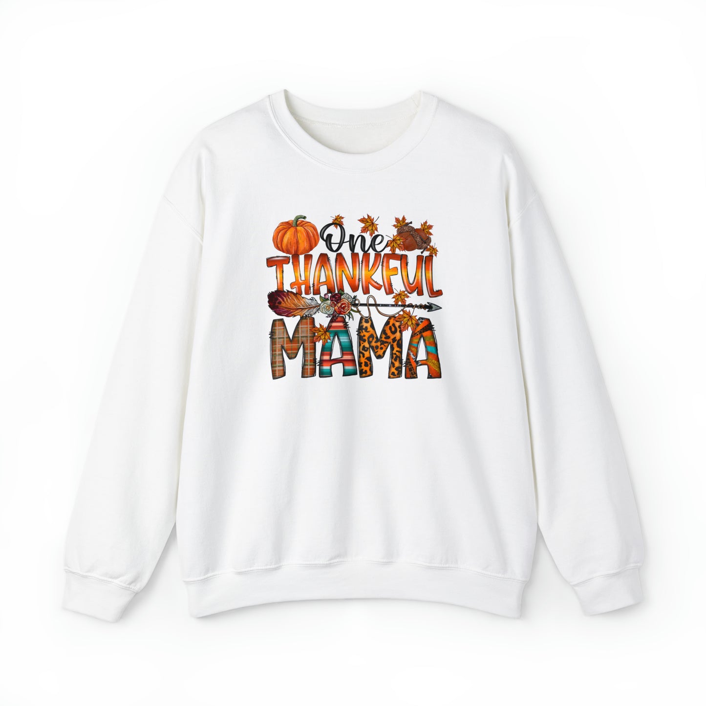 One Thankful Mama Adult Sweatshirt