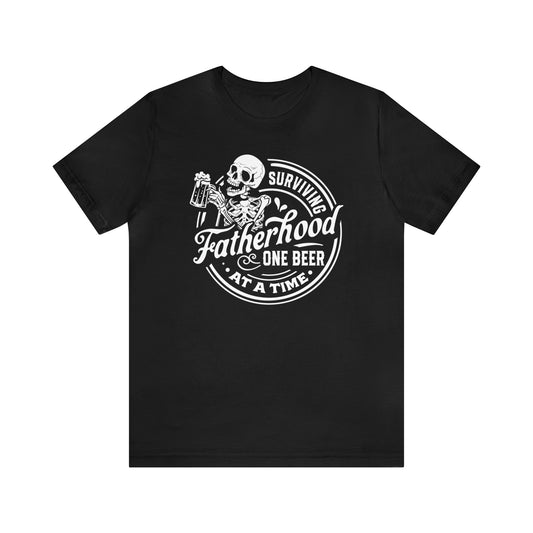 Surviving Fatherhood One Beer At A Time T-Shirt