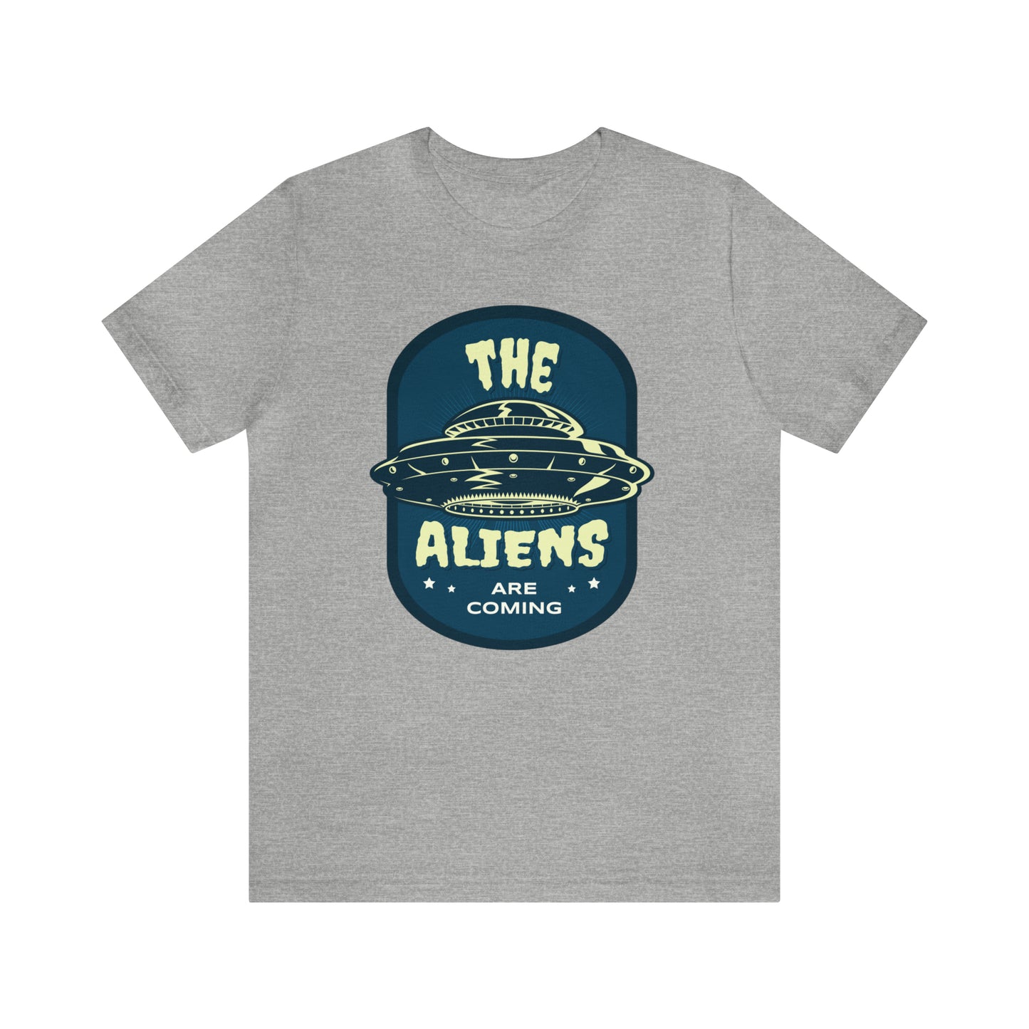 The Aliens Are Coming Adult T-Shirt