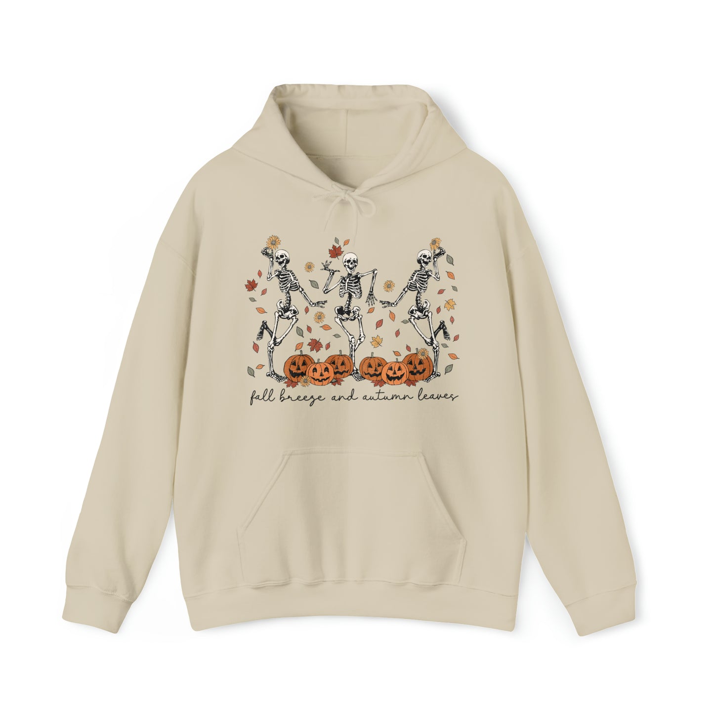 Fall Breeze Autum Leaves Adult Hoodie