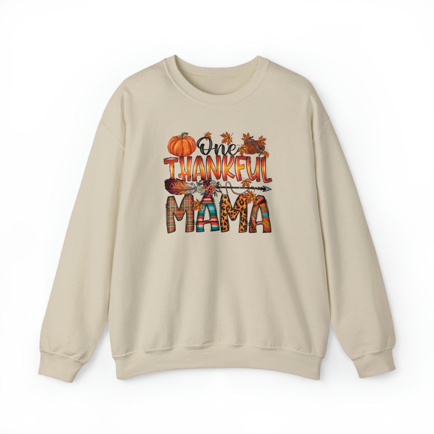 One Thankful Mama Adult Sweatshirt