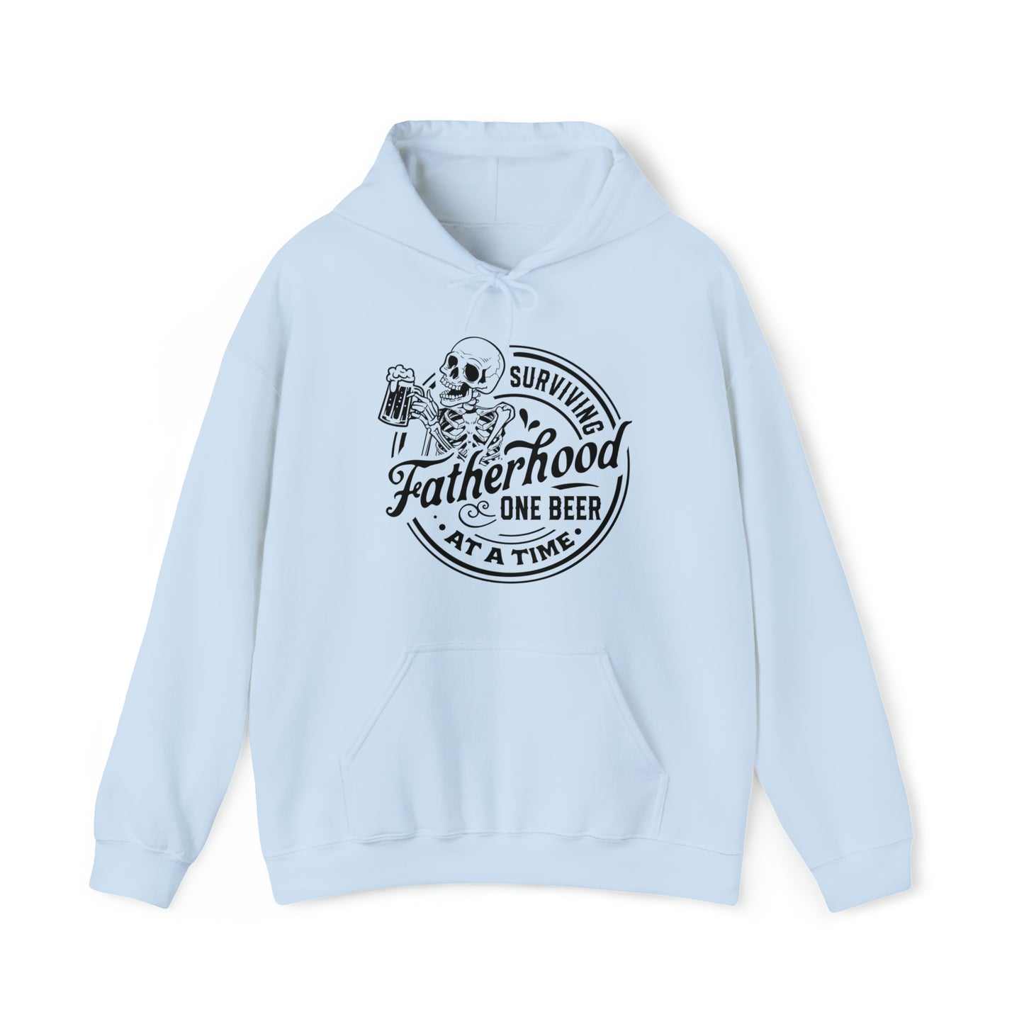 Surviving Fatherhood One Beer At A Time Adult Hoodie