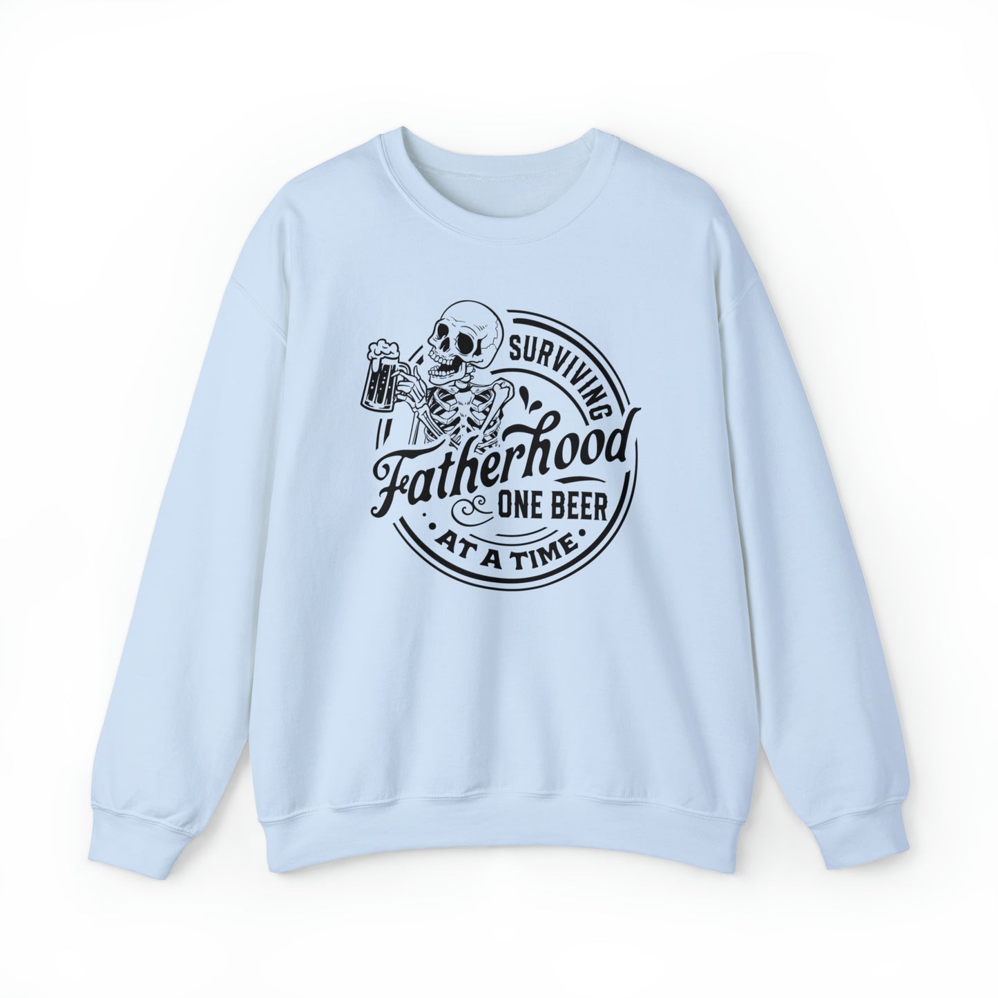 Surviving Fatherhood One Beer At A Time Adult Sweatshirt