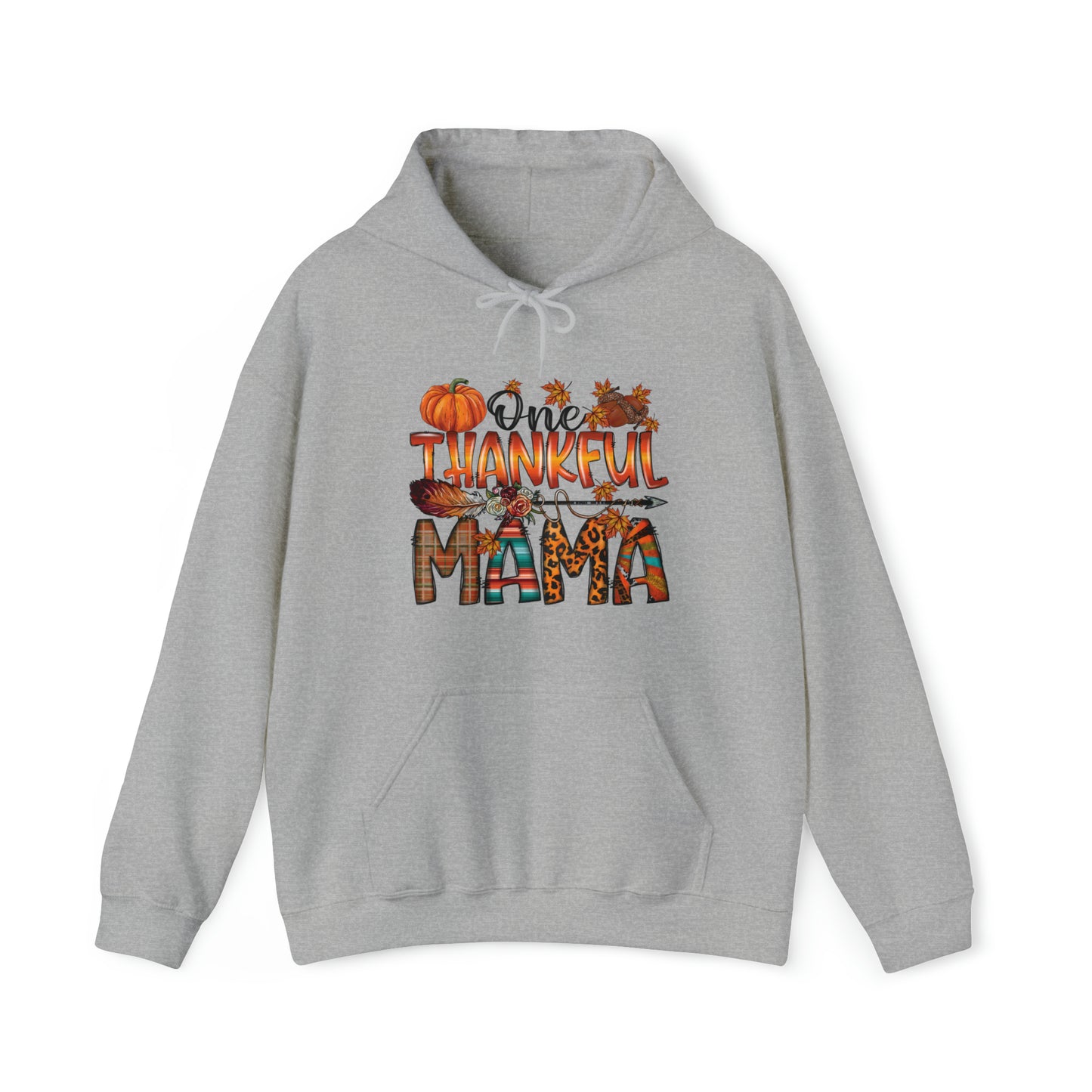 One Thankful Mama Adult Hoodie