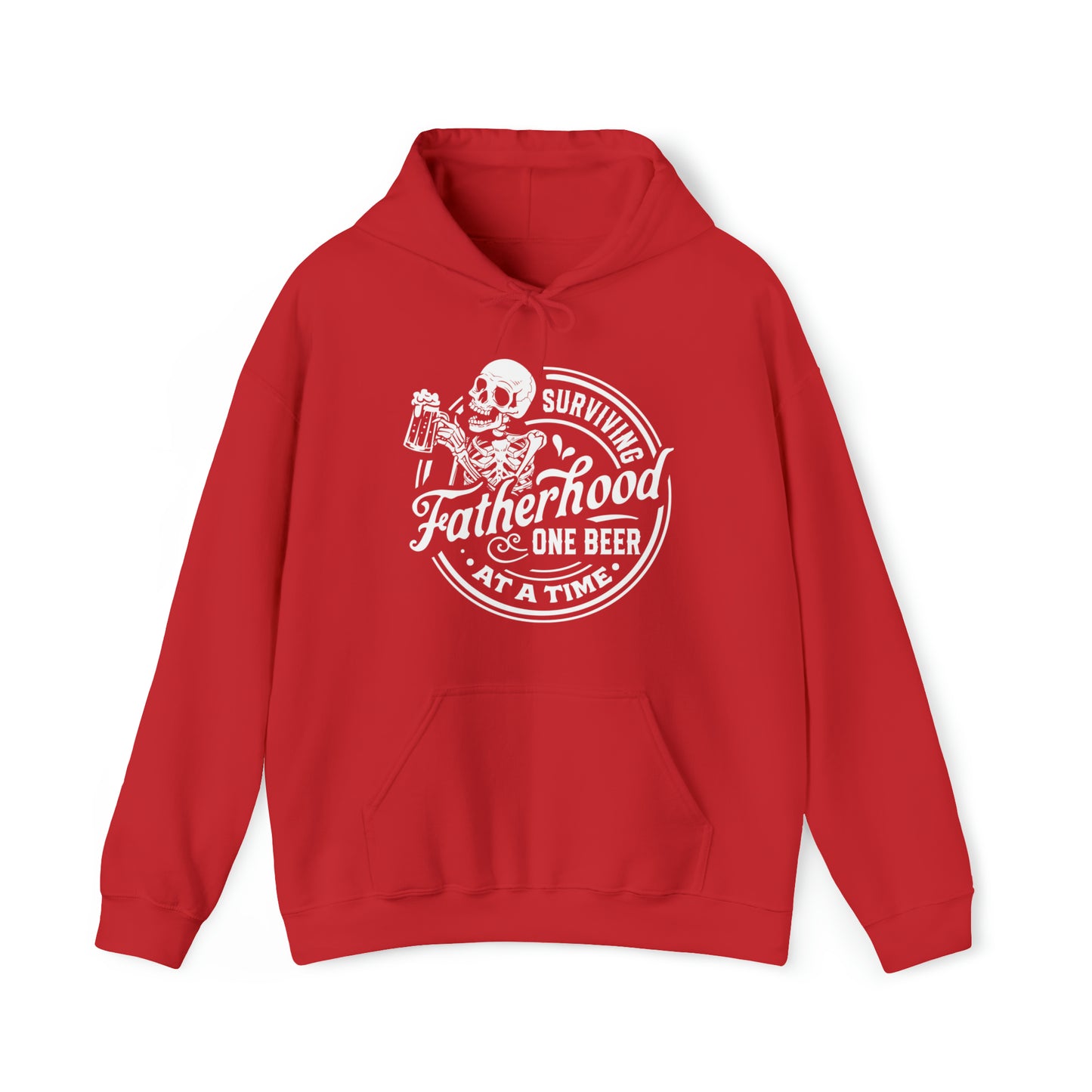 Surviving Fatherhood One Beer At A Time Adult Hoodie