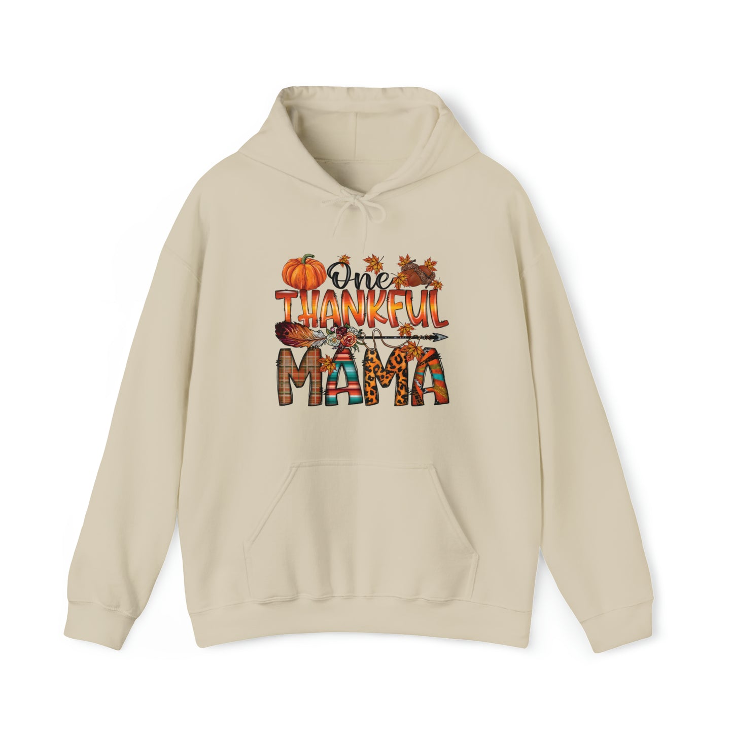 One Thankful Mama Adult Hoodie