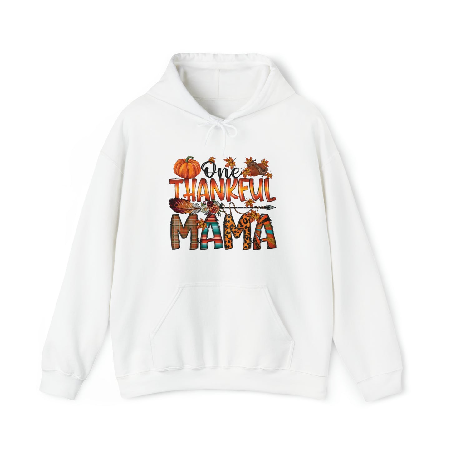 One Thankful Mama Adult Hoodie