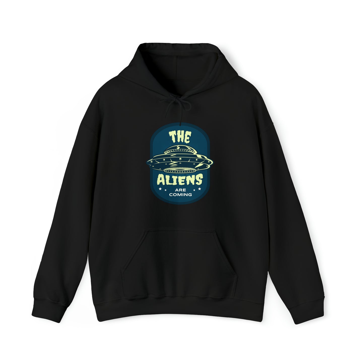 The Aliens Are Coming Adult Hoodie